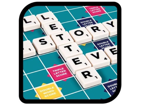 Mattel Mattel Gra słowna Scrabble 2w1 (edycja polska) - wersja odnowiona GR0828