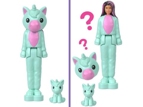 Mattel Mattel Mini Barbie Land Cutie Reveal Lalka niespodzianka w kostiumie ZA6040