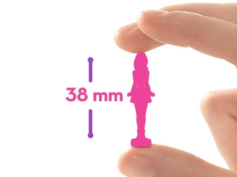 Mattel Mattel Mini Barbie Land LALKA niespodzianka w szmince Barbie lub Ken ZA6037