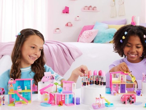 Mattel Mattel Mini Barbie Land LALKA niespodzianka w szmince Barbie lub Ken ZA6037