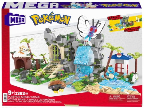 Mattel Mattel Zestaw MEGA Pokémon klocki 1362-ele + 4 figurki Pokemonów ZA6035