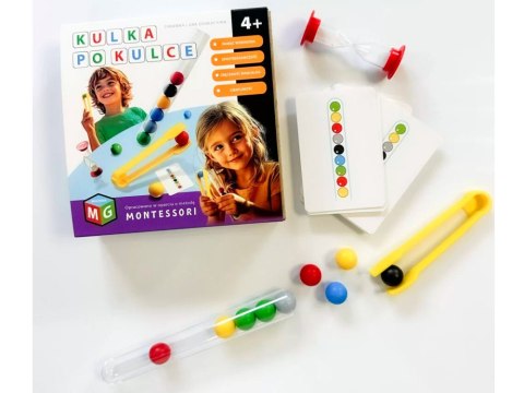 Multigra Multigra Gra edukacyjna MONTESSORI Kulka po kulce GR0786