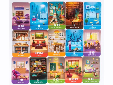 Rebel Rebel Rodzinna gra planszowa DOMEK o urządzaniu wnętrz z sercem i wyobraźnią GR0783
