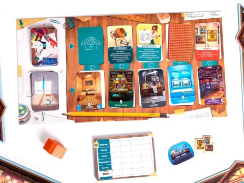 Rebel Rebel Rodzinna gra planszowa DOMEK o urządzaniu wnętrz z sercem i wyobraźnią GR0783