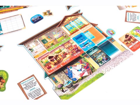 Rebel Rebel Rodzinna gra planszowa DOMEK o urządzaniu wnętrz z sercem i wyobraźnią GR0783