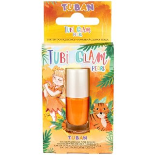 TUBAN Tuban Tubi Glam lakier do paznokci dla dzieci Pomarańczowy Perłowy 5ml ZA6120