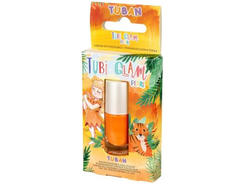 TUBAN Tuban Tubi Glam lakier do paznokci dla dzieci Pomarańczowy Perłowy 5ml ZA6120