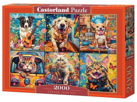 Castorland Puzzle 2000 elementów Choose Your Pet