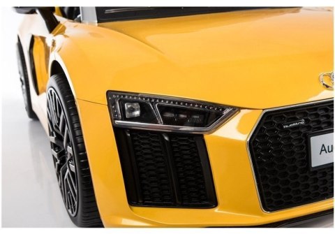LEAN CARS Auto na Akumulator Audi R8 Spyder Żółty