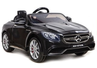 LEAN CARS Auto na Akumulator Mercedes S63 AMG Czarny Lakierowany