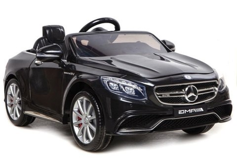 LEAN CARS Auto na Akumulator Mercedes S63 AMG Czarny Lakierowany