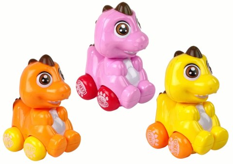 LEAN TOYS Auto Dinozaur W Jajku Dino Autko Nakręcany