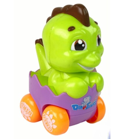 LEAN TOYS Auto Dinozaur W Jajku Dino Autko Nakręcany