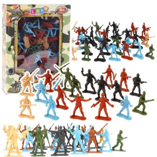 LEAN TOYS Duży Zestaw Żołnierzyków Militarny Wojsko Armia Figurki