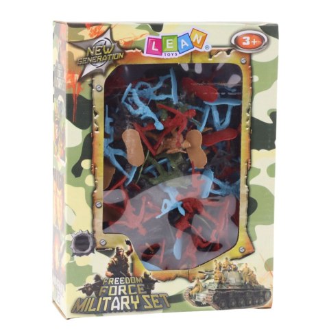 LEAN TOYS Duży Zestaw Żołnierzyków Militarny Wojsko Armia Figurki