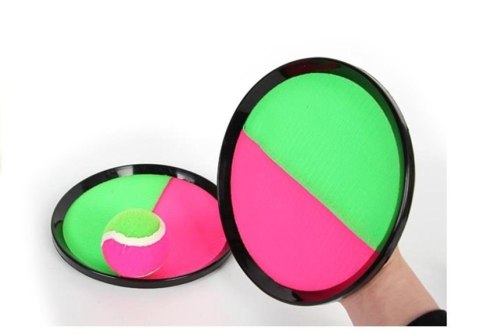 LEAN TOYS Gra Zręcznościowa Catch Ball Rzepy Piłka Squap