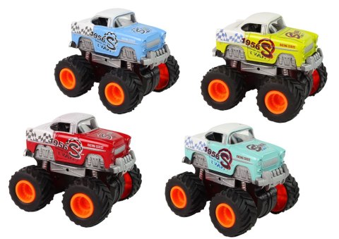 LEAN Toys Auto 4x4 Klasyczny Model Na Dużych Kołach 4 Kolory
