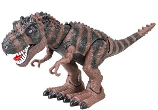 LEAN Toys Dinozaur Na Baterie Tyranozaur Rex Chodzący Brązowy