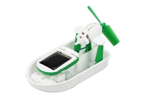 LEAN Toys Edukacyjny Zestaw Robot Solarny Do Złożenia 6 w 1 Auto Wiatrak