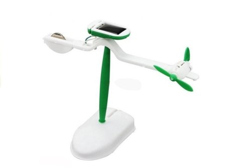 LEAN Toys Edukacyjny Zestaw Robot Solarny Do Złożenia 6 w 1 Auto Wiatrak