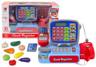 LEAN Toys Kasa Sklepowa Czytnik Kalkulator Dźwięki