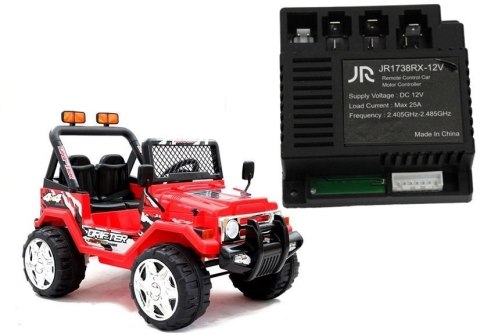 LEAN Toys Moduł Centralka JR1738RX 12V do auta Jeep Raptor