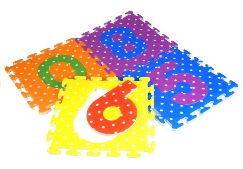 LEAN Toys Puzzle Piankowe Kolorowe Alfabet i Cyferki 36 elementów