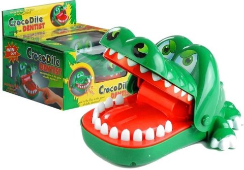 LEAN Toys Rodzinna Gra Zręcznościowa Krokodyl u Dentysty