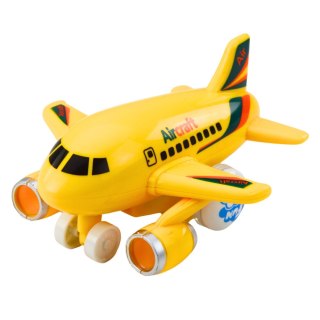 LEAN Toys Samolot Pasażerski z Napędem Efekty Świetlne Dźwiękowe Mix