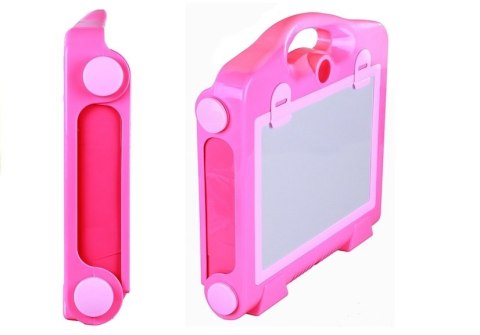 LEAN Toys Tablica Na kredę Pisak + Pisaki Szblony 2w1