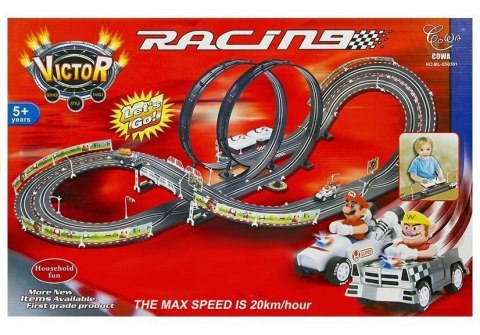 LEAN Toys Tor Samochodowy + 2 Auta Mario RC 452cm 20km/h