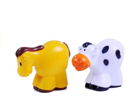 LEAN Toys Traktor Przyczepa Zwierzątka Gra Świeci Odgłosy