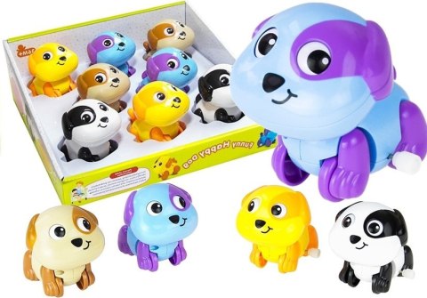LEAN Toys Zabawka Nakręcana Piesek Rusza Ogonkiem Kolory
