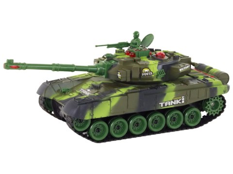 LEAN Toys Zestaw Czołgi Walczące Zdalnie Sterowane Czołg War Tank RC Bitwa Podczerwień