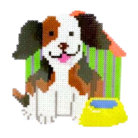 LEAN Toys Zestaw Koralików do Tworzenia Mozaiki Pies i Kot 6000el