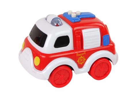 LEAN Toys Zestaw Straż Remiza Strażacka z Dźwiękiem