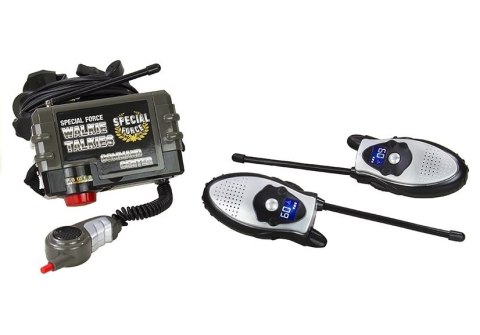 LEAN Toys Zestaw Walkie Talkie Baza Krótkofalówki Radio