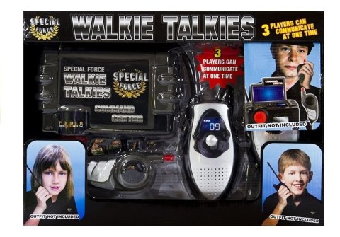 LEAN Toys Zestaw Walkie Talkie Baza Krótkofalówki Radio