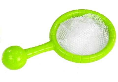 LEAN Toys Zestaw Zwierząt Morskich do Kąpieli Sitko Do Łowienia Gumowe 12 el.