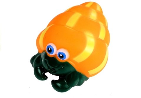 LEAN Toys Zestaw Zwierząt Morskich do Kąpieli Sitko Do Łowienia Gumowe 12 el.