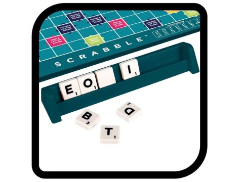 Mattel Mattel Gra słowna Scrabble 2w1 (edycja polska) - wersja odnowiona GR0828