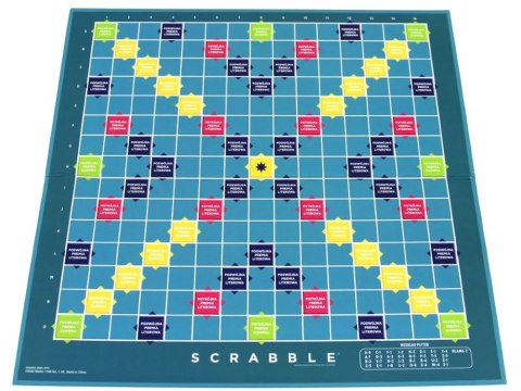 Mattel Mattel Gra słowna Scrabble 2w1 (edycja polska) - wersja odnowiona GR0828