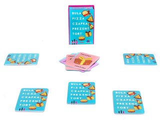 Rebel Rebel Dynamiczna gra karciana Buła, Pizza, Czapka, Prezent, Tort GR0836