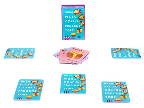 Rebel Rebel Dynamiczna gra karciana Buła, Pizza, Czapka, Prezent, Tort GR0836