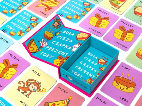 Rebel Rebel Dynamiczna gra karciana Buła, Pizza, Czapka, Prezent, Tort GR0836