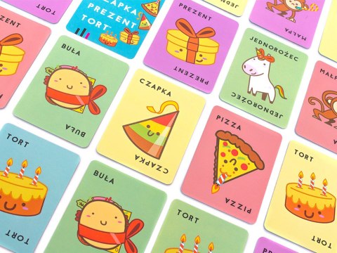 Rebel Rebel Dynamiczna gra karciana Buła, Pizza, Czapka, Prezent, Tort GR0836