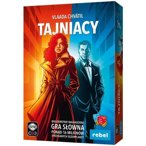 Rebel Rebel Karciana gra dedukcyjna Tajniacy - ściśle tajna gra słowna (nowa edycja) GR0829