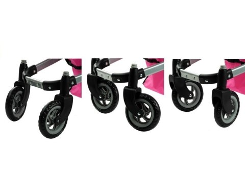 Alice Wózek dla lalek Alice Głęboki, Spacerówka 2w1