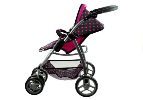 Alice Wózek dla lalek Alice Głęboki, Spacerówka, Gondola 2w1