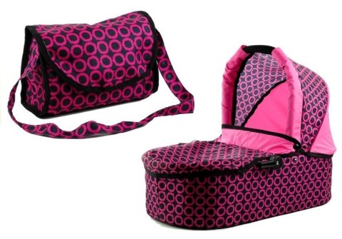 Alice Wózek dla lalek Alice Głęboki, Spacerówka, Gondola 2w1